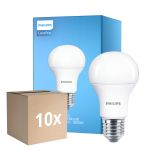 Voordeelpak 10x Philips Corepro LED Lamp E27 Peer Mat 10.5W 1055lm - 930 Warm Wit | Beste Kleurweergave - Vervangt 75W
