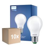 Voordeelpak 10x Philips MASTER LED Lamp Ultra Efficient E27 Peer Mat 4W 840lm - 840 Koel Wit | Vervangt 60W