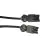 Noxion GST - Compatibel Verlengkabel Zwart - Mannelijk + Vrouwlijk - 2m - 3 pole 1,5mm2