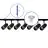 Bright Choice Complete Set 1-Fase Rail 3 Meter Zwart | incl. 7x Spot + GU10 2700K 3W Dimbaar + Eindkap, Voedingsconnector en I-Verbindingsstuk