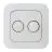 EcoDim Dimmerknop DUO Busch-Jaeger Reflex incl. Roteerbare Afdekplaat