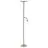Eglo Vloerlamp Conivarino Staal Brushed Messing, Zwart 30.5W 3150lm - 827 Zeer Warm Wit | Dimbaar