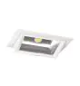 LED Downlight Wallwasher Wally Maxi Wit 46W 6400lm 70x75D - 840 Koel Wit - 238x145mm